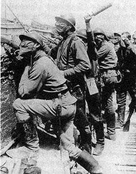 Солдаты русского экспедиционного корпуса, сражавшегося на западном фронте