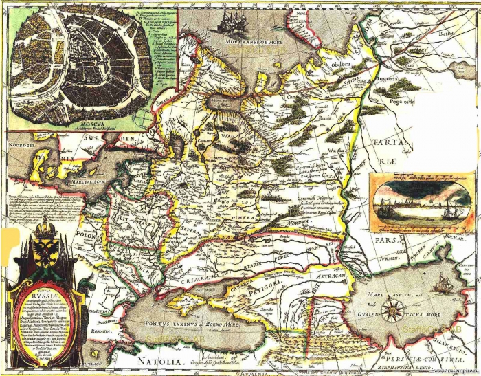 Карта Российского государства (1613 год)