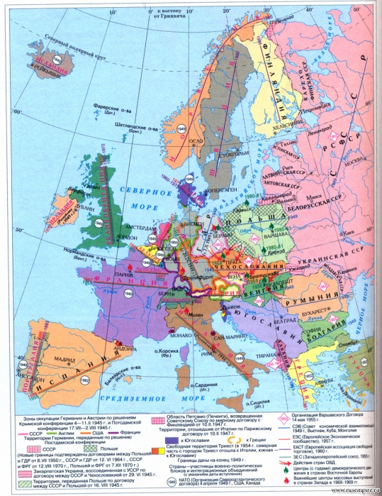 Европа после Второй мировой войны
