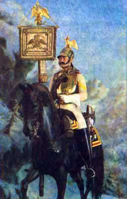 Унтер-офицер лейб-гвардии конного полка со штандартом