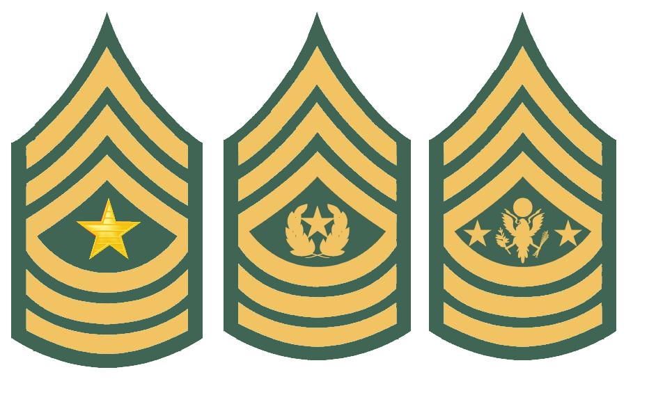 Сержантские звания старше 1го сержанта