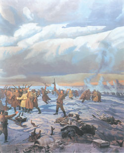 Сталинградская битва. Соединение фронтов. Художники М. Самсонов, А. Самсонов Сталинградская битва. Соединение фронтов. Художники М. Самсонов, А. Самсонов