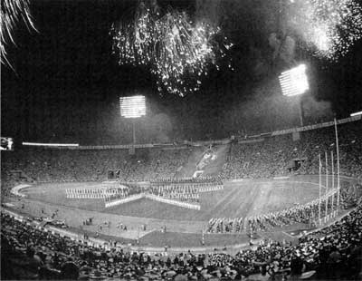 Закрытие Игр XII Олимпиады в Москве. 3 августа 1980 г.